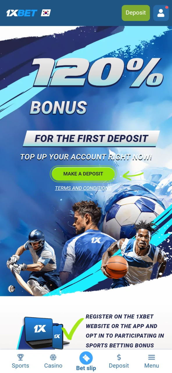 Claim the lucrative 1xBet live casino welcome offer and use it in your games.
