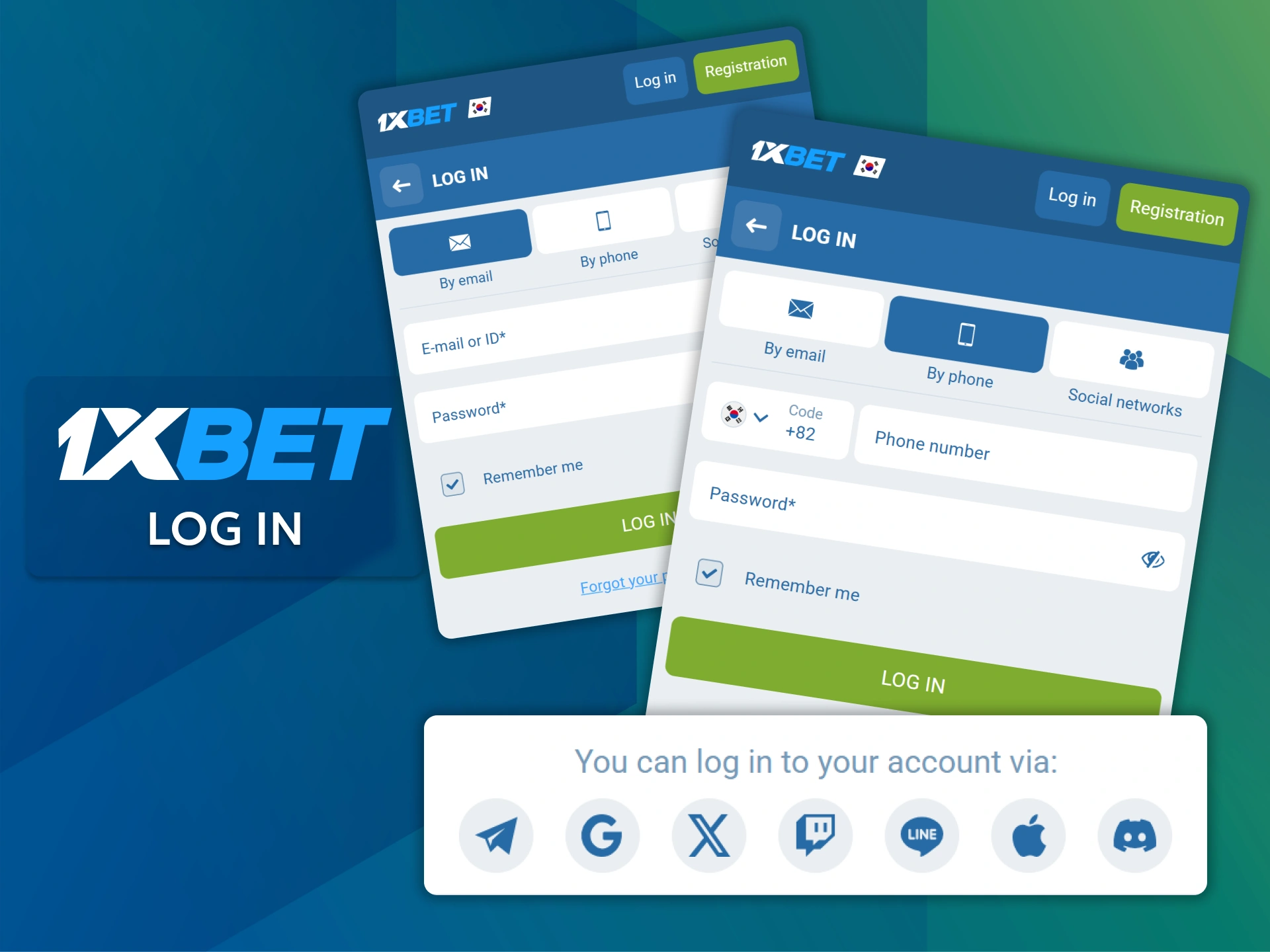 Log in to your account using your 1xBet login credentials.