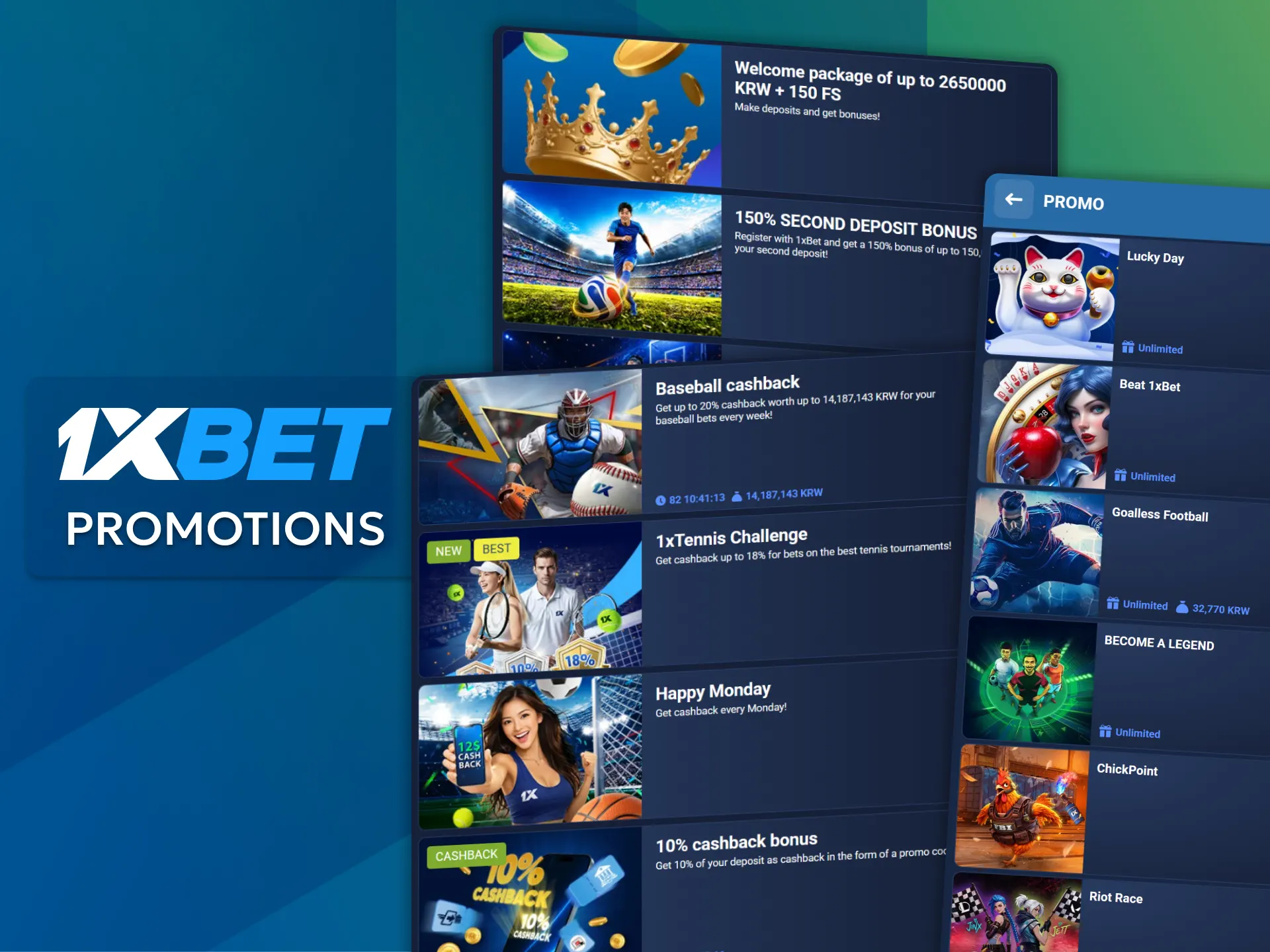 Discover continuous rewards by exploring 1xBet current promotions.