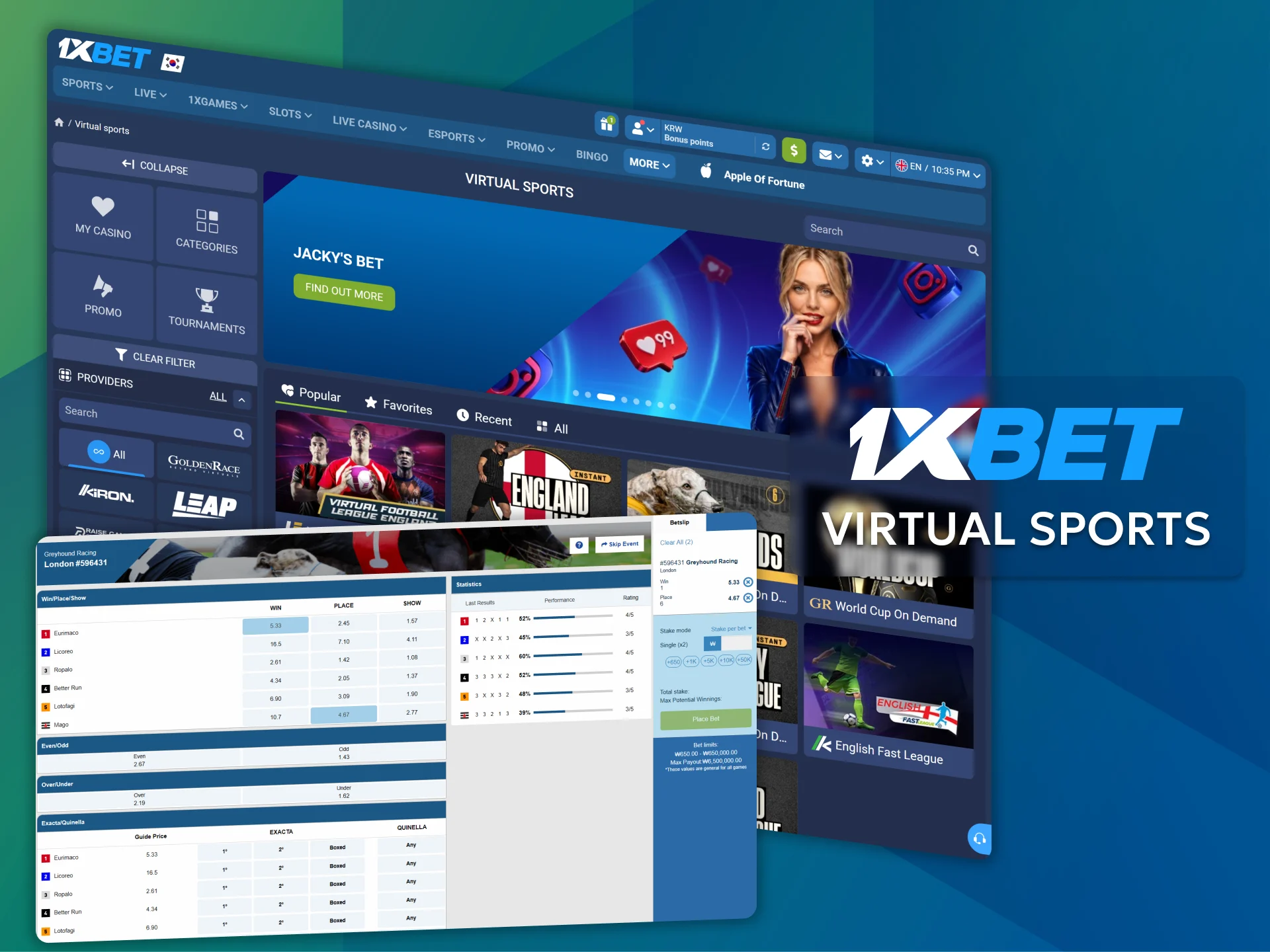 Try out match and tournament simulations in the Virtual Sports section on the 1xBet platform.