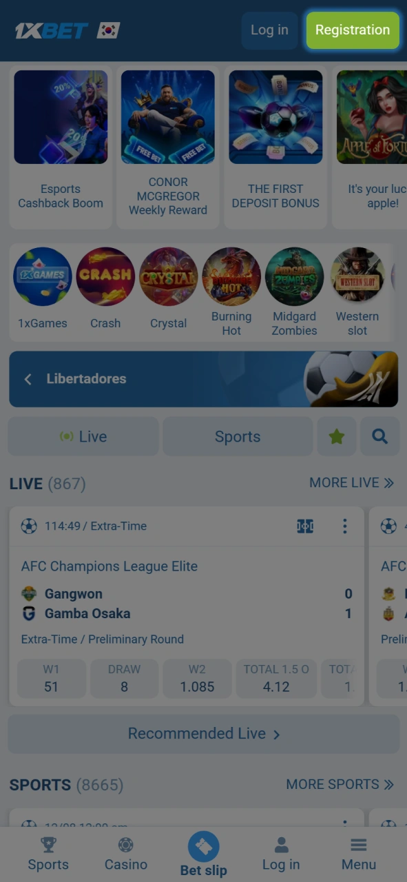 Start the 1xBet sign-up process on the official website and enjoy the registration benefits.